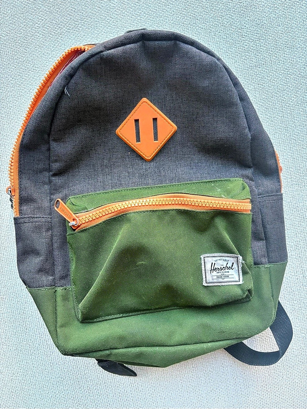 Herschel Backpack in Black & Green